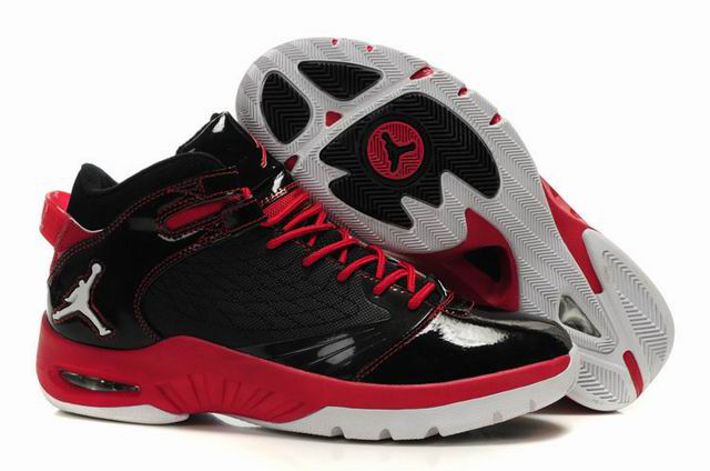 2011 Air Jordan New School Black Red White - Click Image to Close