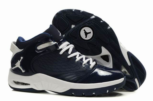 2011 Air Jordan New School Dark Blue White - Click Image to Close