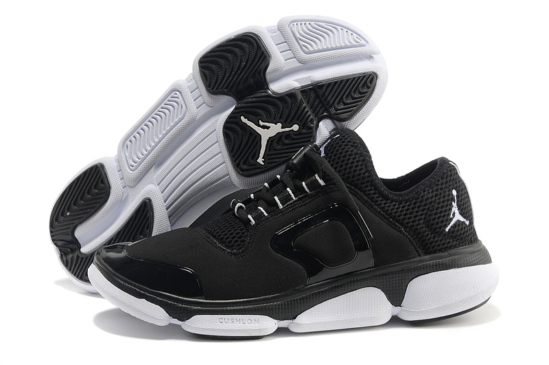 2013 Jordan Running Shoes Black White