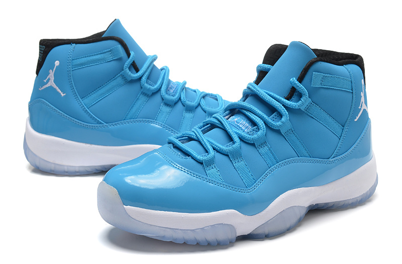 2014 Air Jordan 11 Retro Pantone University Blue White Black