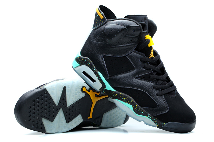 2014 Air Jordan 6 Retro Dark Blue Green Shoes - Click Image to Close