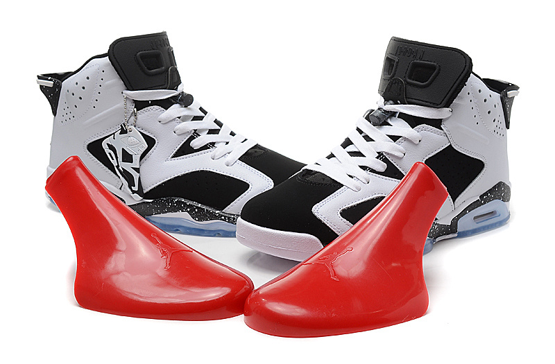 2014 Air Jordan 6 Retro Oreo White Black Shoes