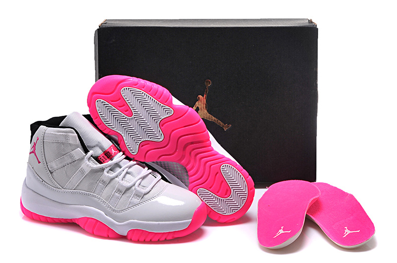 2015 Air Jordan 11 GS White Pink