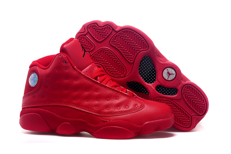 2015 Air Jordan 13 All Red Shoes