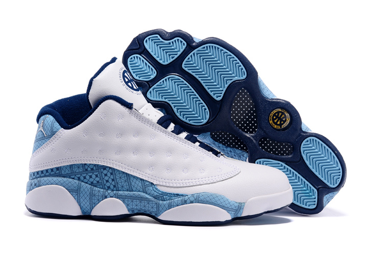 2015 Air Jordan 13 Low Quai 54 White - Click Image to Close