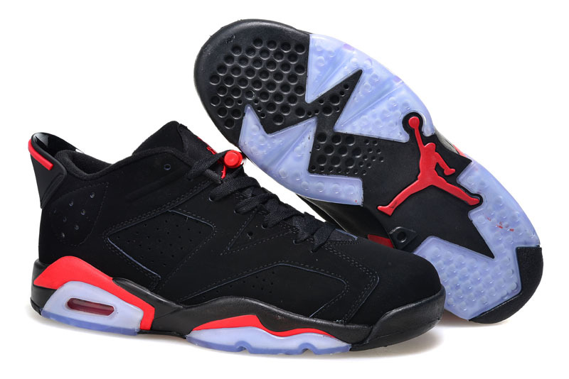 2015 Air Jordan 6 GS Low Black Infrared 23 Black - Click Image to Close