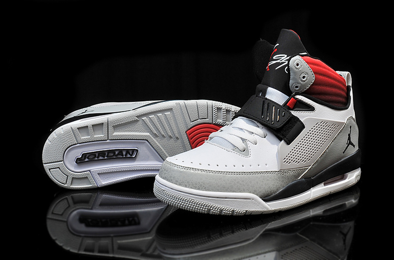 Cheap 2015 Real Jordan Flight 97 White Grey Black Red