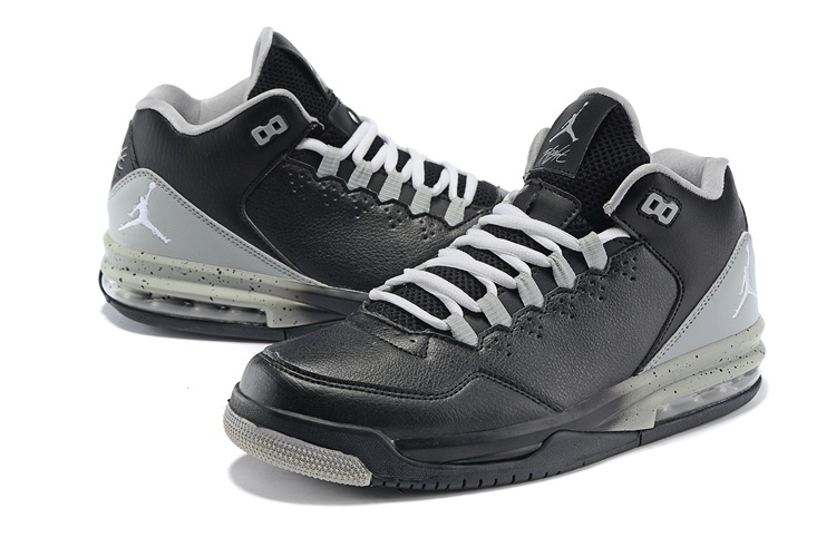 Cheap 2015 Real Jordan Flight Original Black Grey Jumpman - Click Image to Close