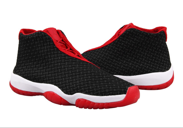 New Real Air Jordan Future Black Red Shoes