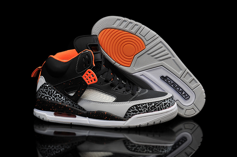 Cheap Real 2015 Air Jordan 3.5 Black Orange Grey Shoes - Click Image to Close