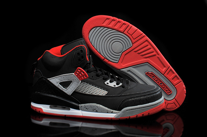 Cheap Real 2015 Air Jordan 3.5 Black Red Grey Shoes - Click Image to Close