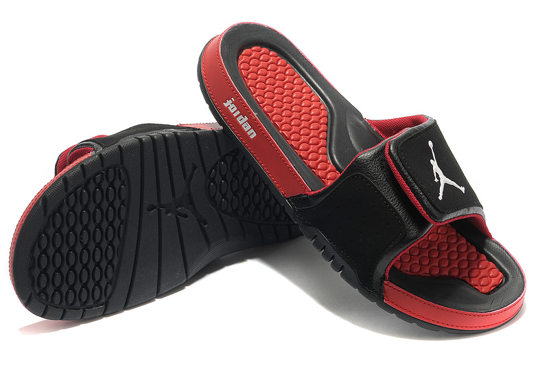 New Air Jordan Hydro 2 Black Red Sandal