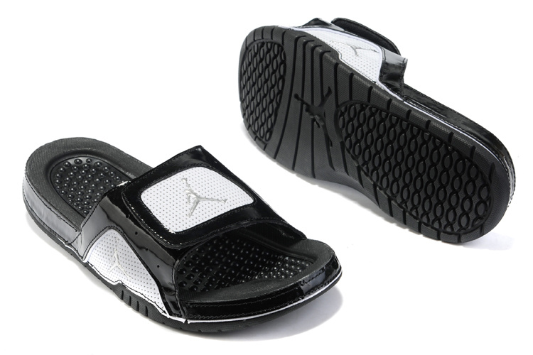 New Air Jordan Hydro 2 Black White Sandal - Click Image to Close