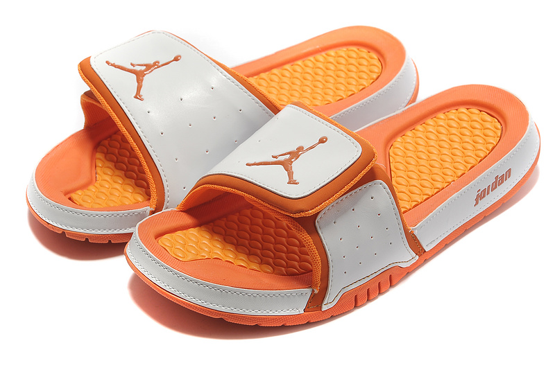 New Air Jordan Hydro 2 White Orange Sandal - Click Image to Close