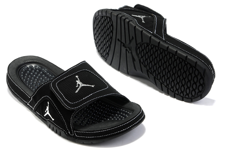 New Air Jordan Hydro 5 All Black Sandal