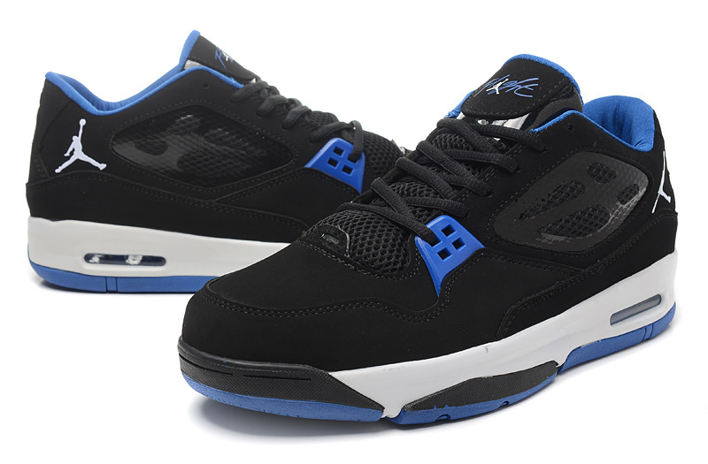 2015 Air Air Jordan Flight 23 RST Low Black Blue Shoes - Click Image to Close