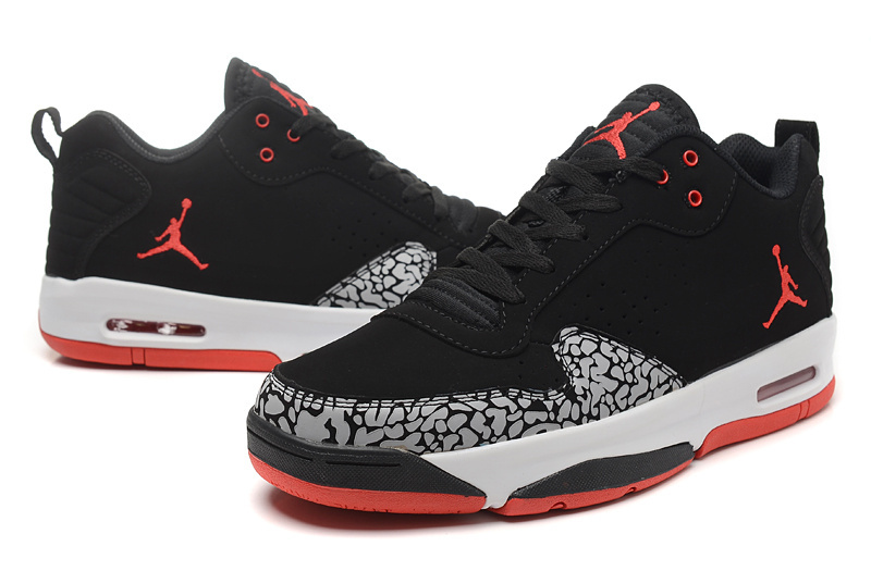 2015 Air Jordan Cement Grey Black Red White Shoes