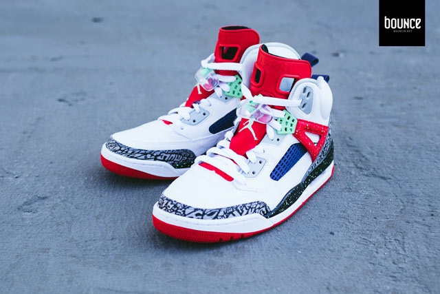 Real 2015 Poison Green Air Jordan Spizike Shoes - Click Image to Close