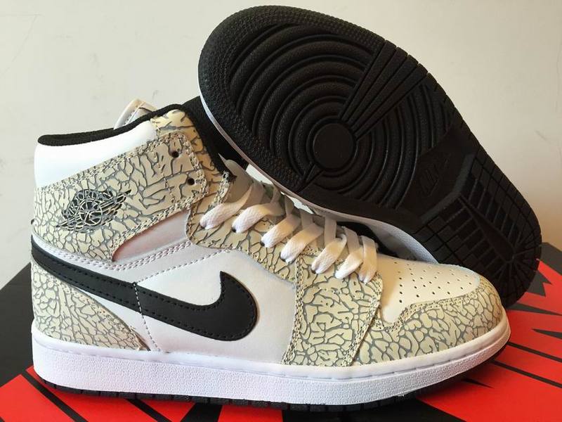 2016 Air Jordan 1 High White Elephant