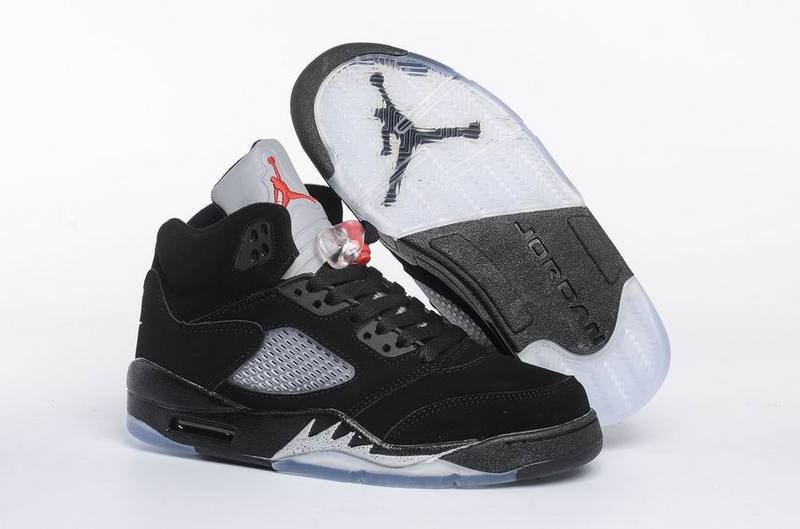 2016 Air Jordan 5 GS Black Metallic - Click Image to Close