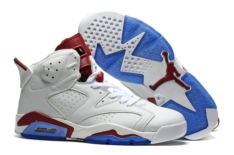 2016 Air Jordan 6 Maroon Off White New Maroon - Click Image to Close