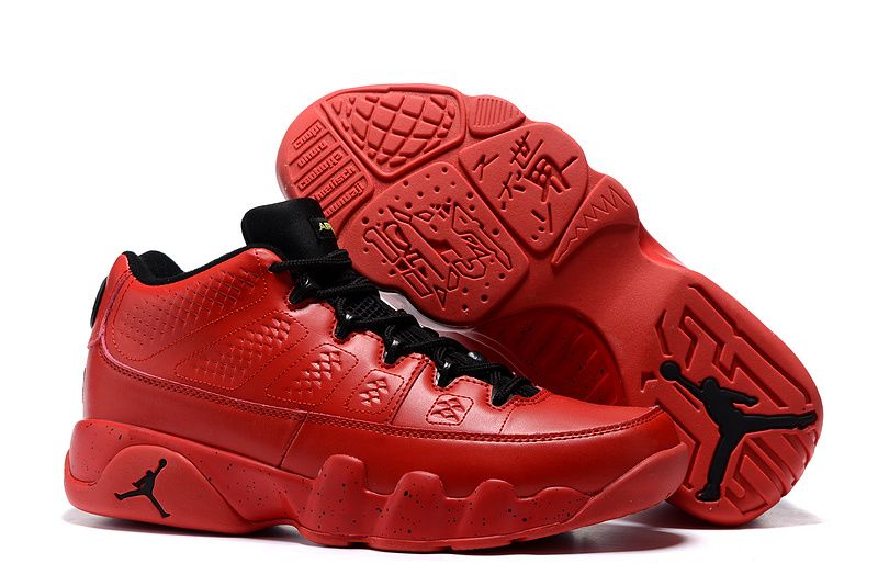 2016 Air Jordan 9 Retro Low Infrared Black Bright Red