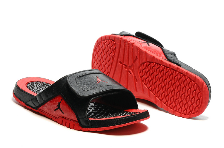 2016 Air Jordan Hydro 12 Slide Sandals Red Black