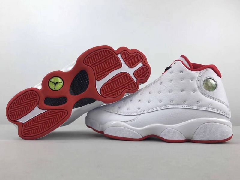 2017 Men Air Jordan 13 Chicargo White Red Shoes - Click Image to Close