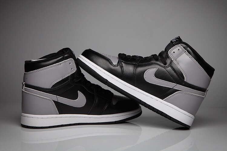 2017 Men Jordan 1 Black Grey Shoes