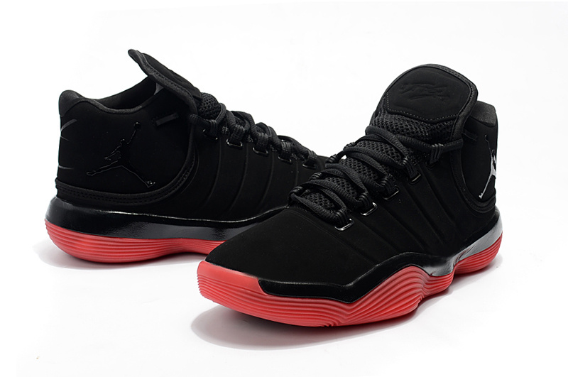 2017 Men Jordan Super Fly 6 Black Red Shoes - Click Image to Close