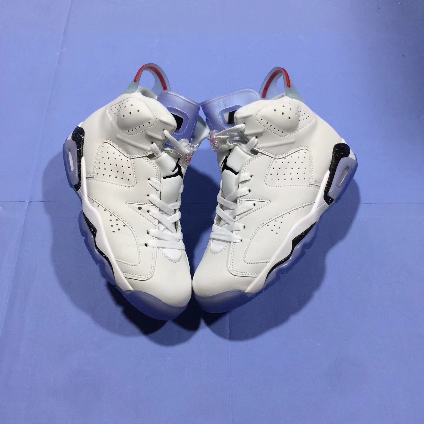 2018 Men Air Jordan 6 White Cement Shoes