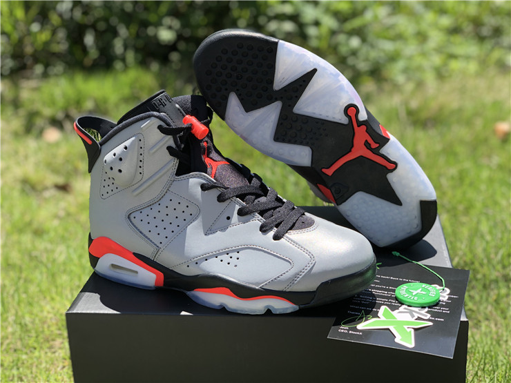 new jordan 6 jsp 3m reflective infrared shoes