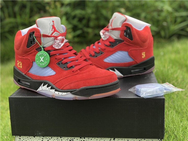 trophy room x jordan 5 jsp university red shoes - Click Image to Close