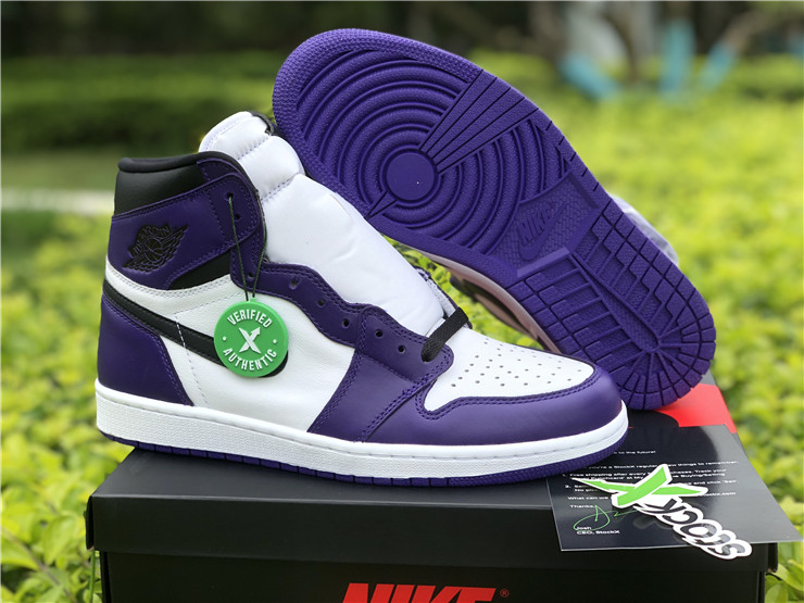 jordan 1 high og court purple shoes
