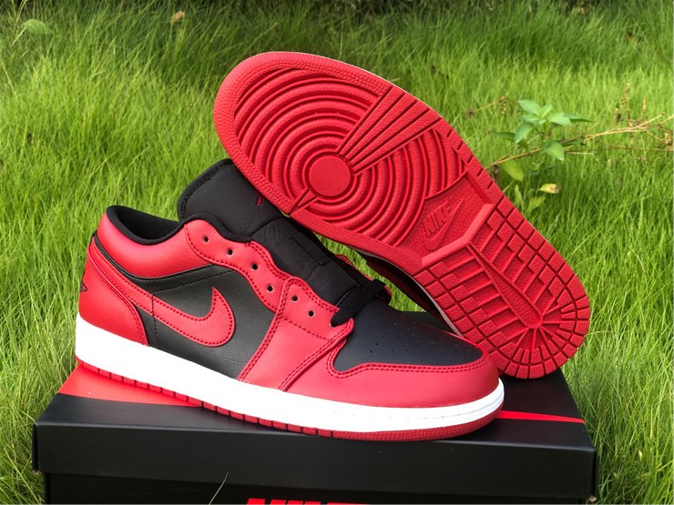 jordan 1 low 85 varsity red bred shoes - Click Image to Close