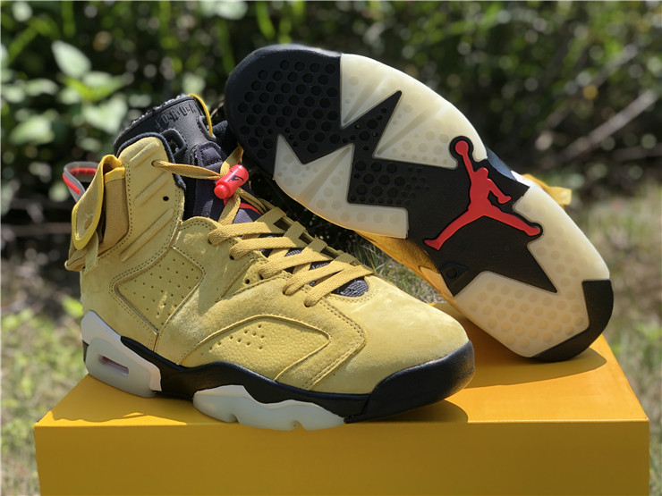 jordan 6 yellow shoes