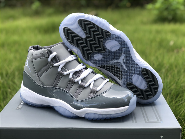 mens jordan 11 high cool grey shoes