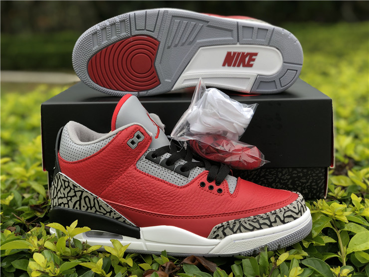 mens jordan 3 se unite red cement shoes