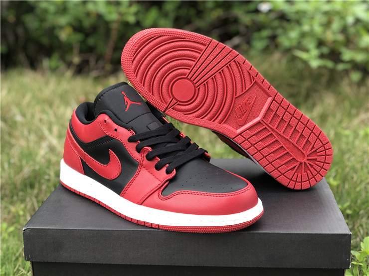 new jordan 1 black red shoes