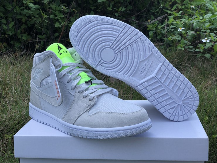 nike jordan 1 mid vast grey ghost green shoes