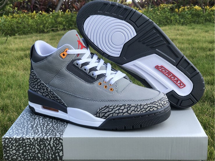 latest jordan 3 cool grey shoes