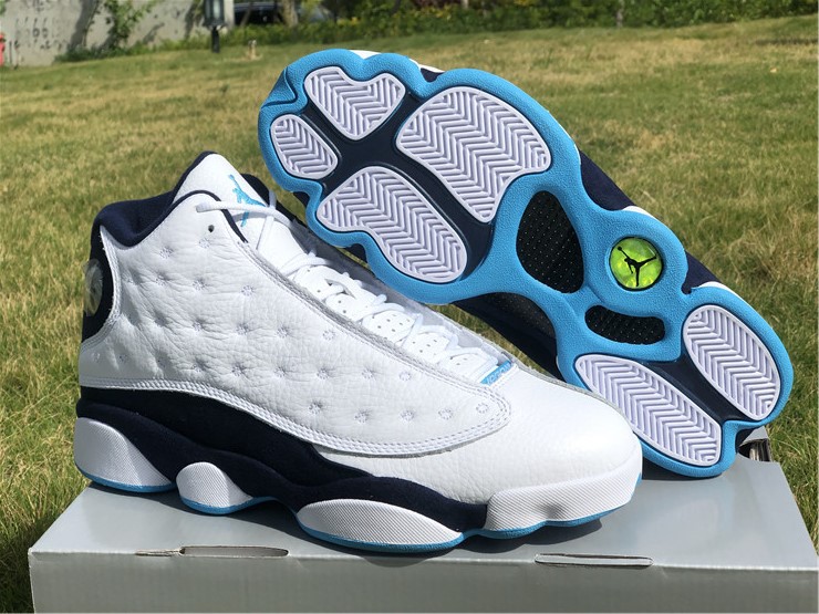 mens jordan 13 dark powder blue shoes