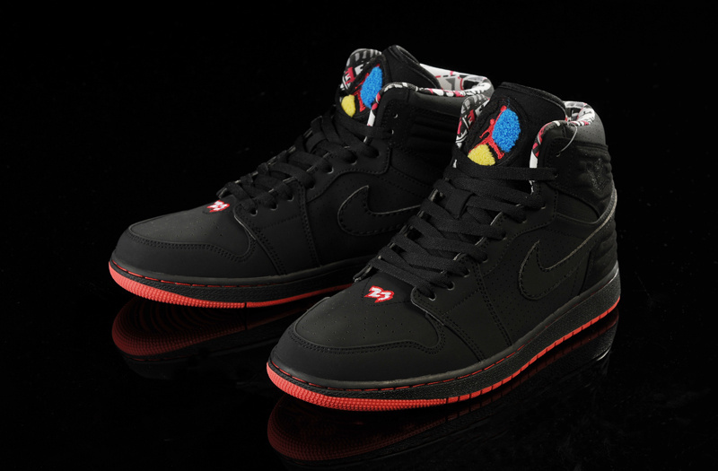 Air Jordan 1 Retro '93 Black Red Shoes - Click Image to Close