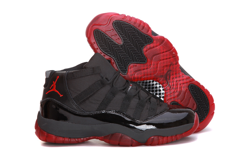 2013 Jordan 11 Snakeskin Black Red - Click Image to Close