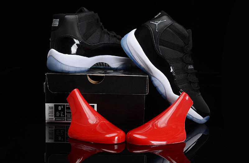 Air Jordan 11 Retro Black Blue White Shoes