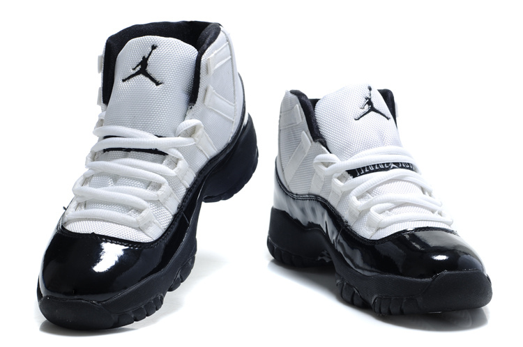 Authentic Jordan 11 White Black For Women - Click Image to Close