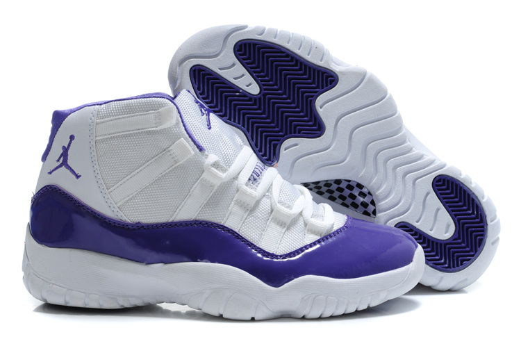 Authentic Jordan 11 White Blue For Women