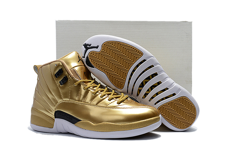 Air Jordan 12 Pinnacle Metallic Gold - Click Image to Close