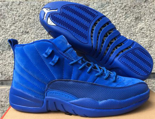 Air Jordan 12 Premium Deep Royal Blue - Click Image to Close