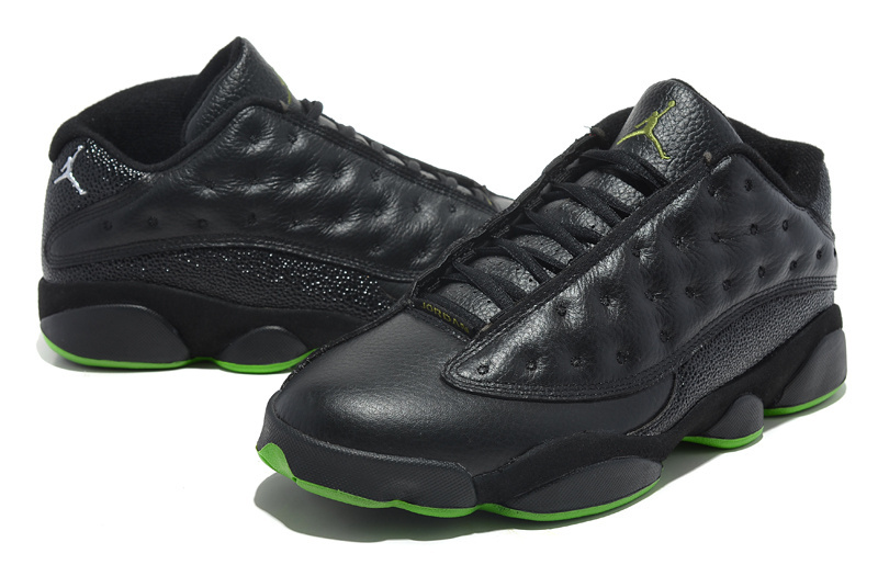 Air Jordan 13 Low Black Green Shoes